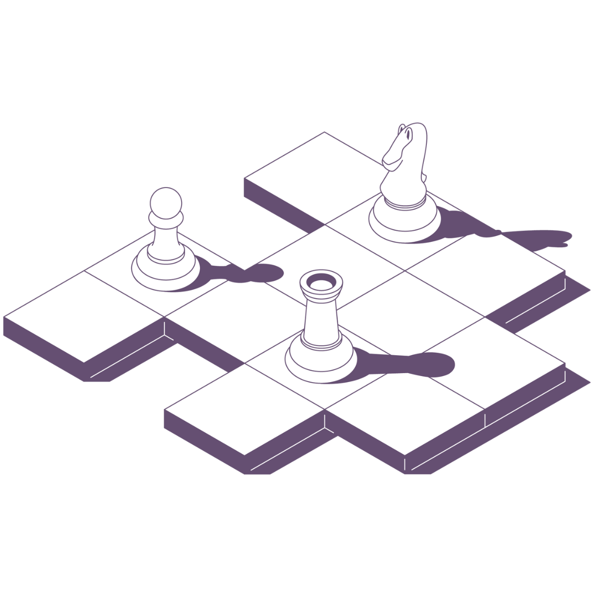 Chess board_purple