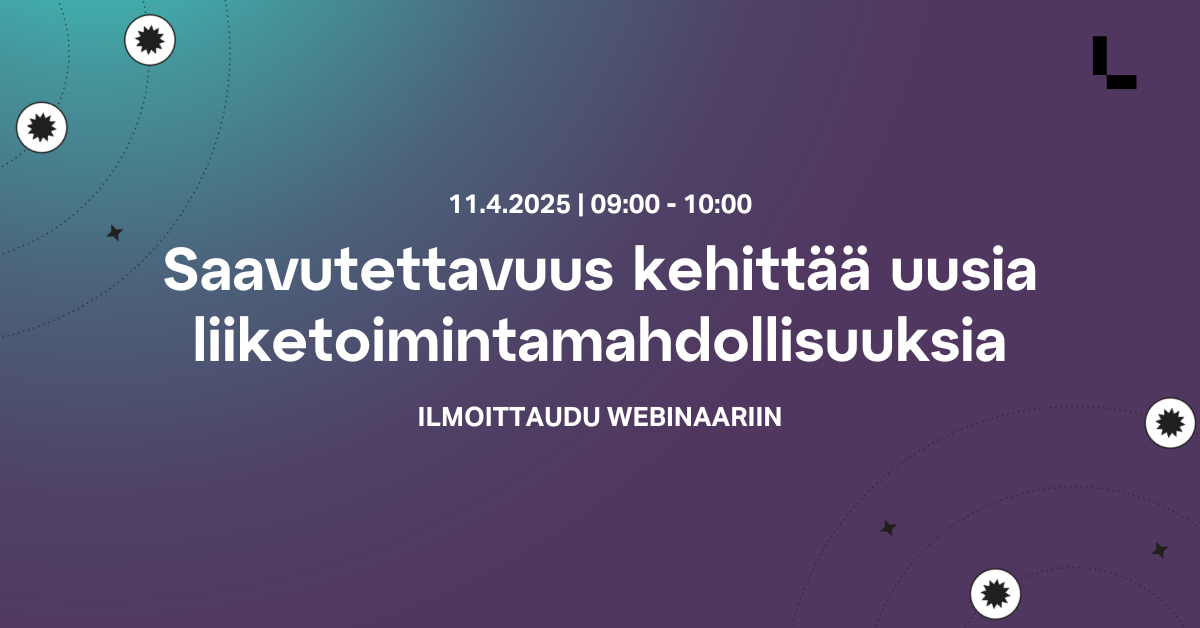 webinaari saavutettavuus